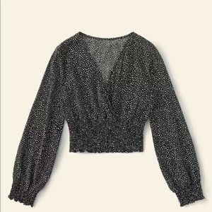 Cropped Polka Dot Top